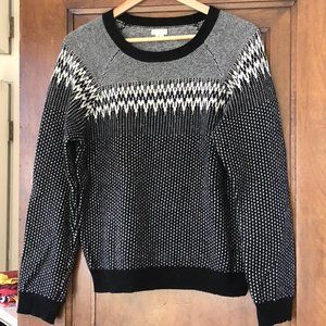 J. Crew Factory Fair Isle Nordic Sweater - XL